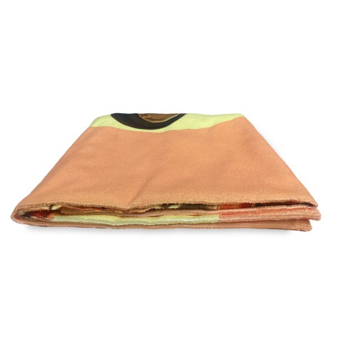 BEACH TOWEL in terry cloth 500 VINTAGE size large cm. 90 X 170