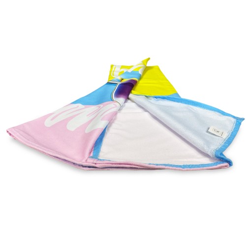 SERVIETTE DE PLAGE en éponge LUNETTES taille grand cm. 90 x 170