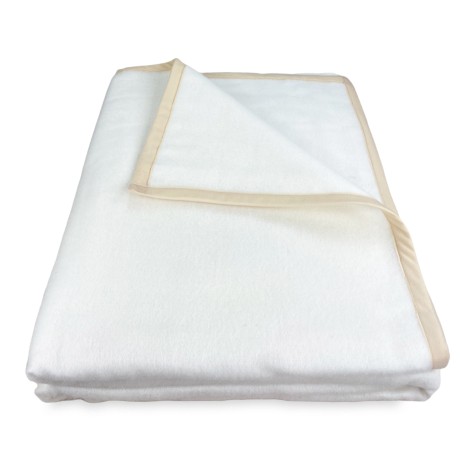 coperta peso medio in pura lana e tencel