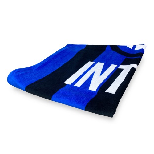 INTER SPORT BEACH TOWEL Größe LARGE Cm. 90 X 170 ORIGINAL international MIT RUCKSACK CARRY und Postkarte