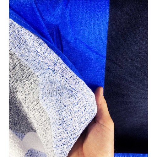 INTER SPORT BEACH TOWEL size LARGE Cm. 90 X 170 ORIGINAL international WITH BACKPACK CARRY and postcard