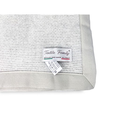 LIGHT SUMMER BLANKET IN FINE MERINO WOOL AND ALPACA double 2 SQUARES