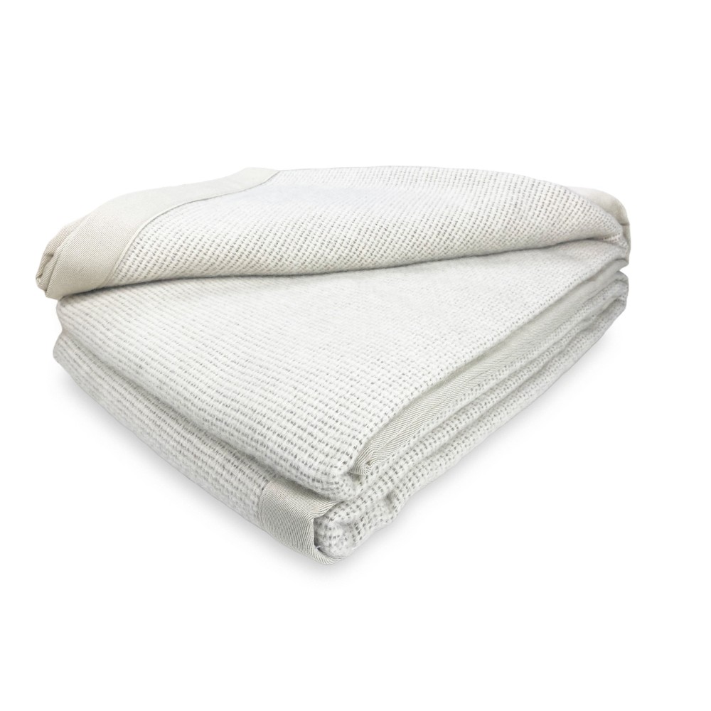 COPERTA Estiva LEGGERA IN LANA MERINO FINE E ALPACA matrimoniale 2 PIAZZE