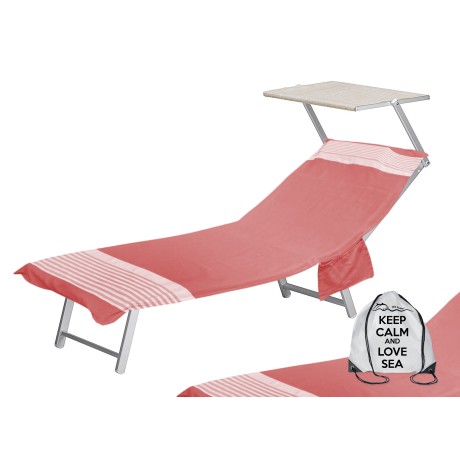 Cotton sunbed beach towel