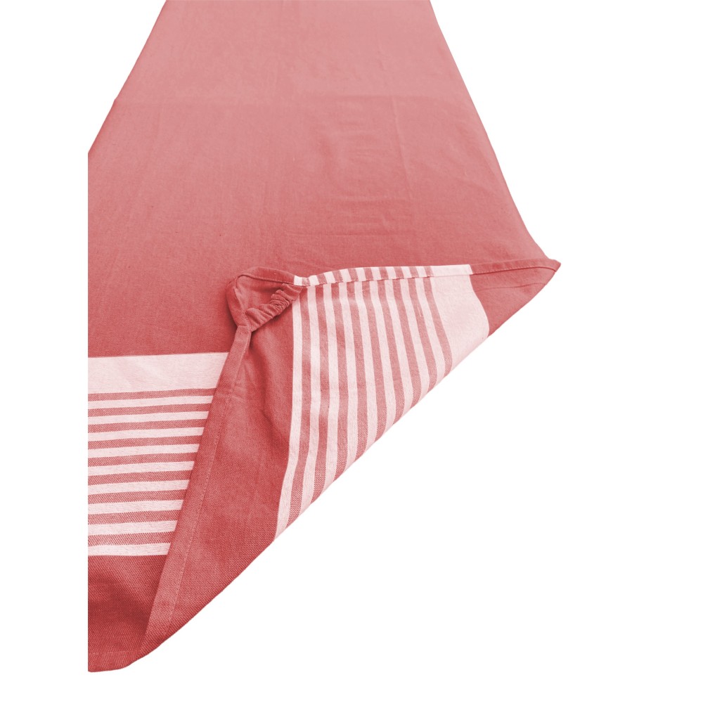 SERVIETTE DE PLAGE FOUTA ALVIN COTON ROUGE BEDDY PLAGE © AVEC POCHES TAILLE CM. 75 X 195 et sac à dos de plage