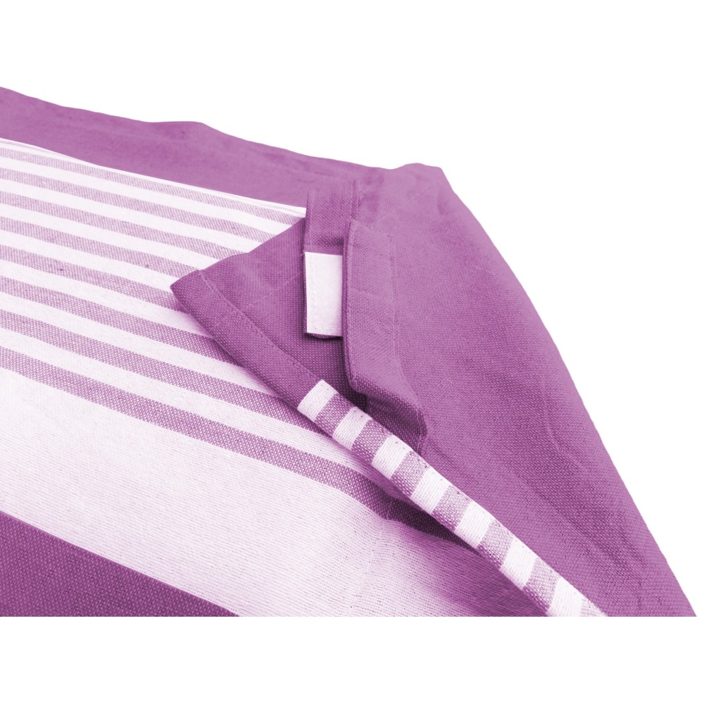 TELO MARE fouta LETTINO ALVIN FUCSIA in cotone BEDDY BEACH © CON TASCHE MISURA CM. 75 X 195 e zaino SPIAGGIA