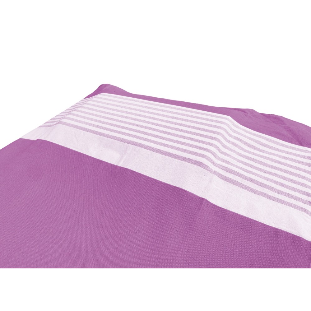 FOUTA BEACH TOWEL ALVIN FUCHSIA COTTON BEDDY BEACH © BED WITH POCKETS SIZE CM. 75 X 195 and BEACH backpack
