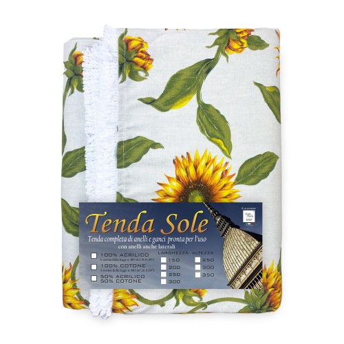 OUTDOOR AWNING GARDEN printed SUNFLOWER packaged