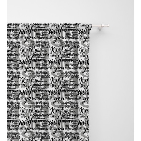 WRITTEN CURTAIN Modern...