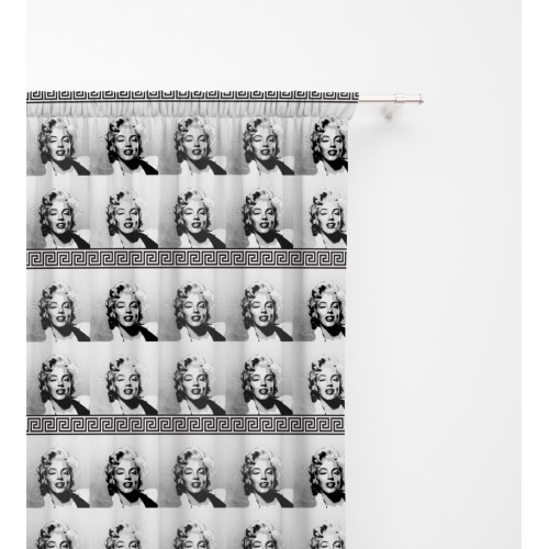 CORTINA MARILYN MONROE CM. 150X280 Empaquetado Hecho en Italia