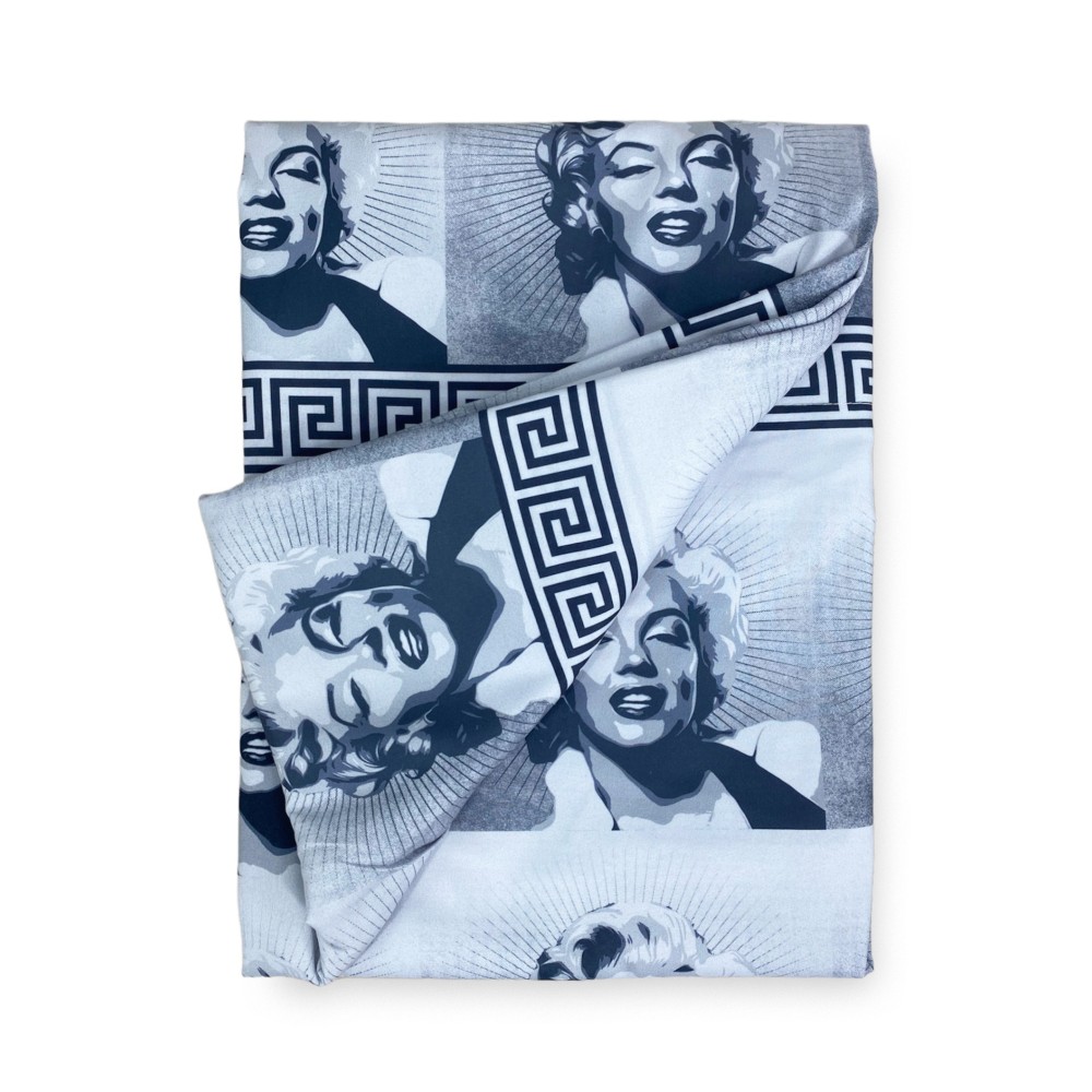 MARILYN MONROE VORHANG CM. 150X280 verpackt Hergestellt in Italien