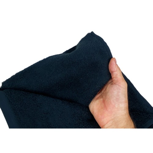 TOWEL TOWEL TERRY CLOTH BLACK Hairdresser CM. 60X100 Queen Beauty