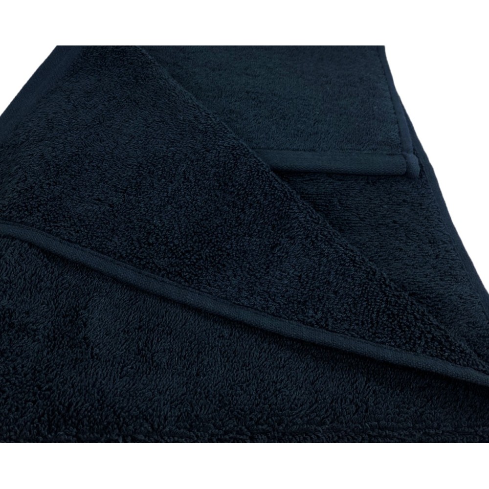 TOWEL TOWEL TERRY CLOTH BLACK Hairdresser CM. 60X100 Queen Beauty