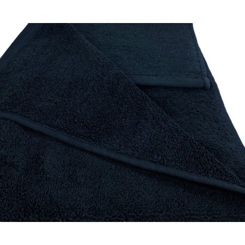 TOWEL TOWEL TERRY CLOTH BLACK Hairdresser CM. 60X100 Queen Beauty