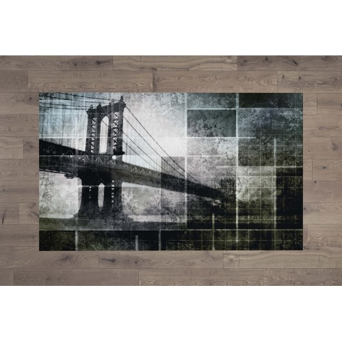 CARPET FANTASY HD chambre moderne et salon PONTE di BROOKLYN gris