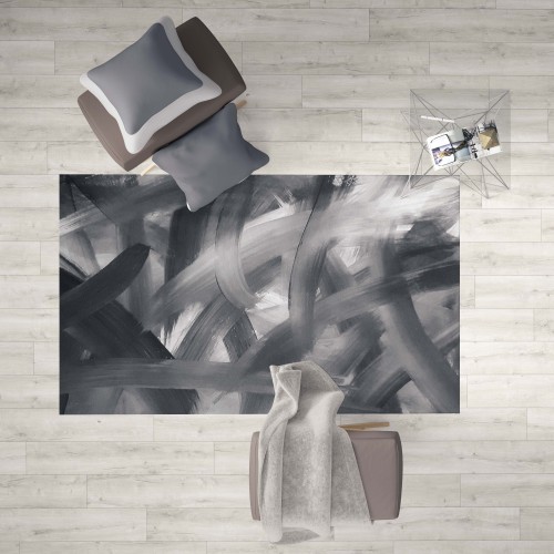 ALFOMBRA FANTASY HD dormitorio y salón modernos GRIS CEPILLADO