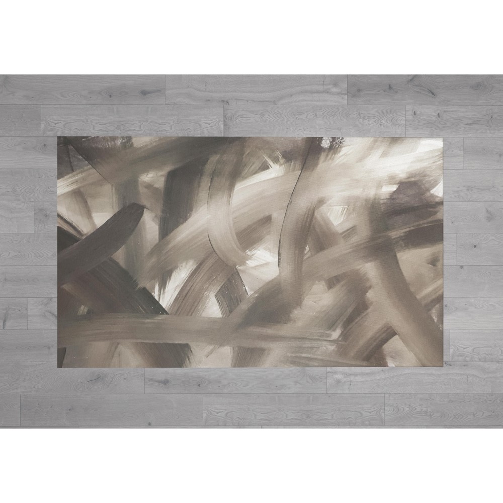 CARPET FANTASY HD chambre moderne et salon SPATOLATO gris colombe