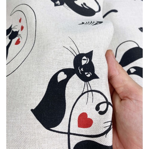 FUNDA DE DECORACIÓN GRAN BUFANDA COLCHA FUNDA DE SOFÁ TELA Dory GATTI cat NEGRO