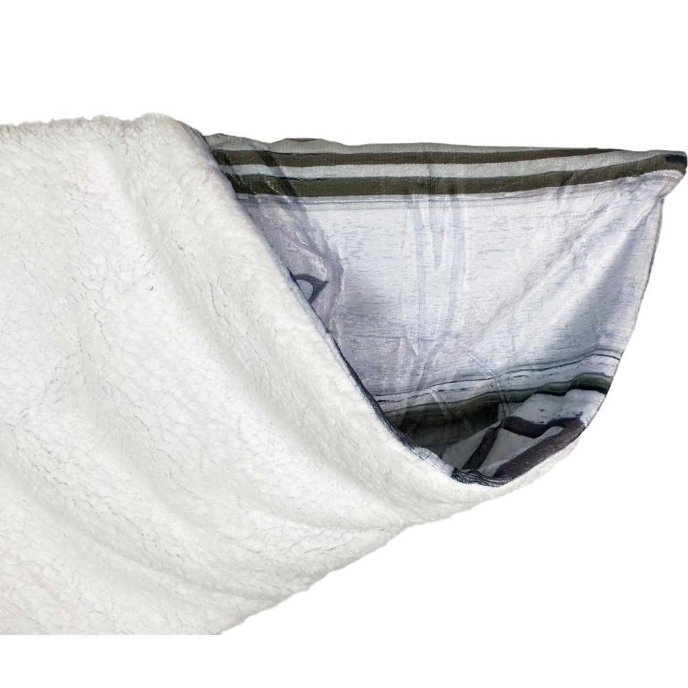 PLAID Decke FLEECE SHERPA DIGITAL Foto Katzen Patisserie