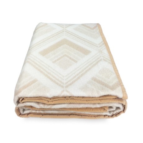SQUARE BLANKET in genuine...
