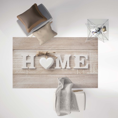 CARPET FANTASY HD chambre moderne et salon SHABBY CHIC HOME coeur blanc