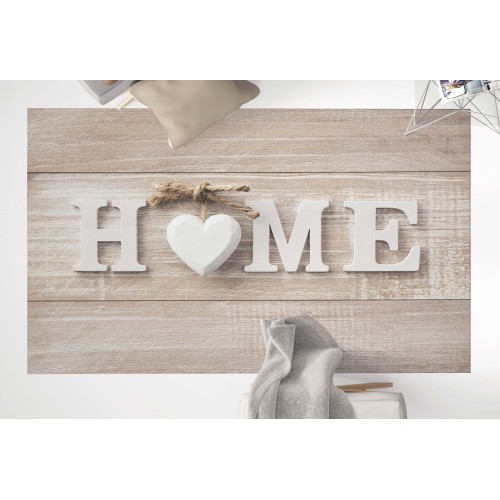 ALFOMBRA FANTASY HD dormitorio y sala de estar modernos SHABBY CHIC HOME corazón blanco