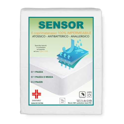 COPRIMATERASSO Impermeabile SANITARIO Antiacaro