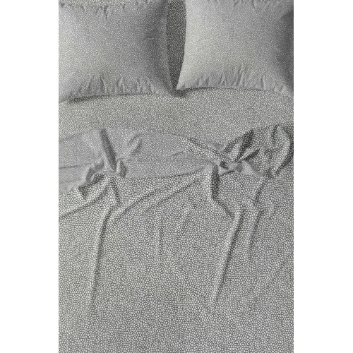 SET Wintertuch Fleece in BLAU Anti-Pilling grau BOY aus reiner Baumwolle