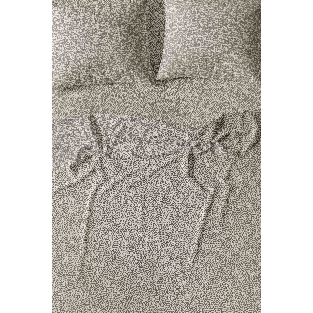 Completo Lenzuola Invernale Flanella Boy Beige - Cotone Felpato Anti-Pilling - Made in Italy