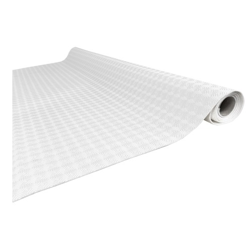 TISCHSCHUTZ ALS METERWARE UNTER DER TISCHDECKE H. 140 cm. WEISSER TISCHSCHUTZ Nach MASS Rutschfest gummiert mit RUBBY-Schwamm©
