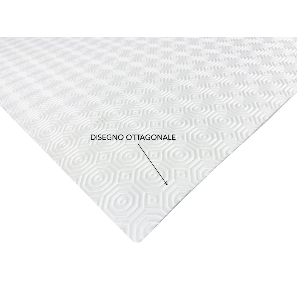 TABLE PROTECTOR UNDER TABLECLOTH white Rubberized non-slip with RUBBY© sponge