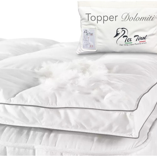 The real goose down topper