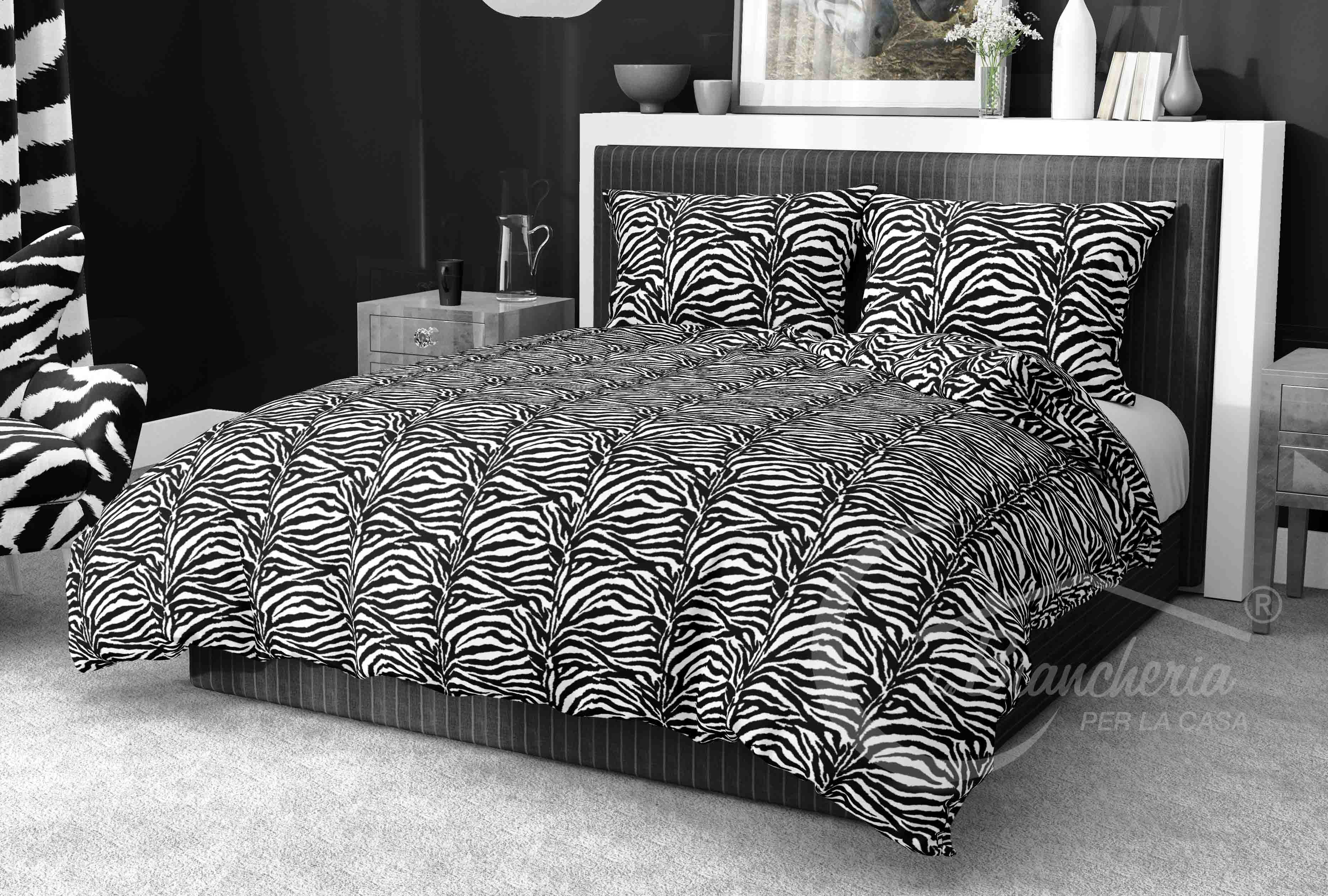 FUNDA NÓRDICA CEBRA blanco y negro SEXI Medir 155X200