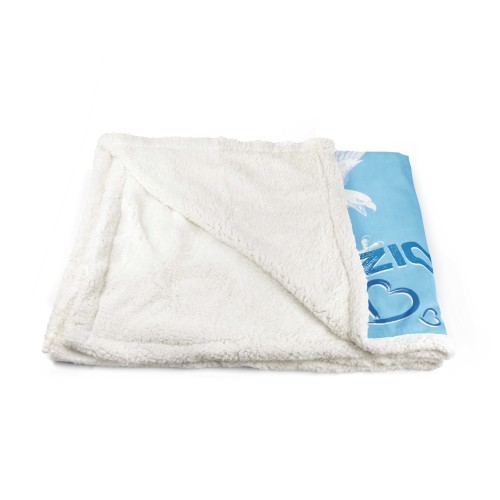 PLAID coperta IN PILE SHERPA fantasy HD I Love LAZIO