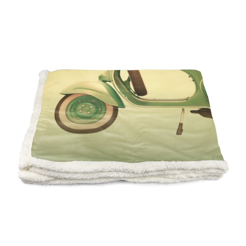 PLAID FLEECE Decke Sherpa Fantasy HD VESPA VINTAGE