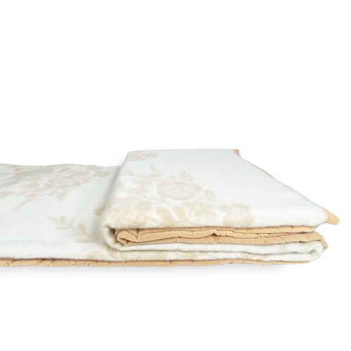 COUVERTURE EN PURE LAINE ROYALE VIERGE Double