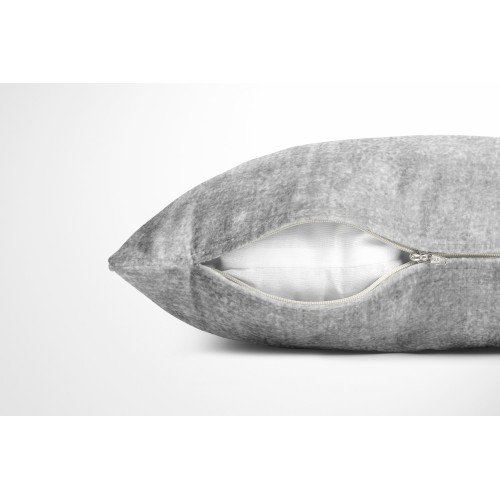 Pillowcases GREY VELVET FURNITURE in Soft stain-resistant velvet fabric cm. 40 - 50 - 60 Made in Italy