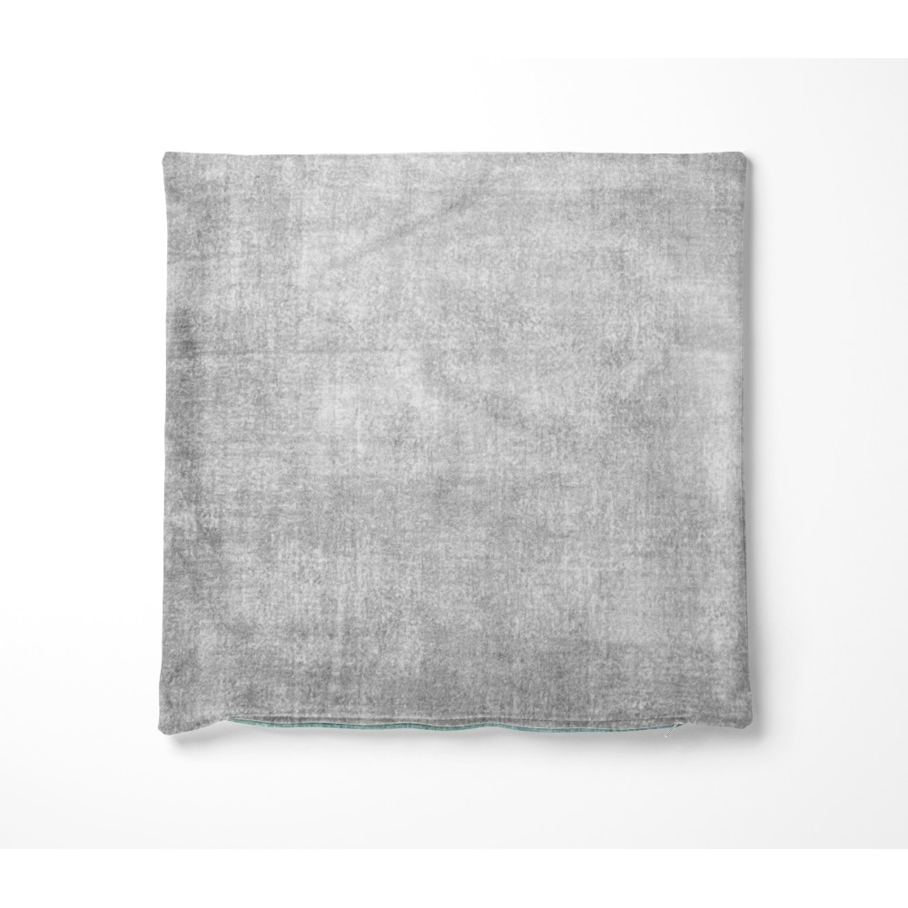 Federe per Cuscino ARREDO VELVET GRIGIO in Morbido tessuto Vellutato Antimacchia cm. 40 - 50 - 60 Made in Italy