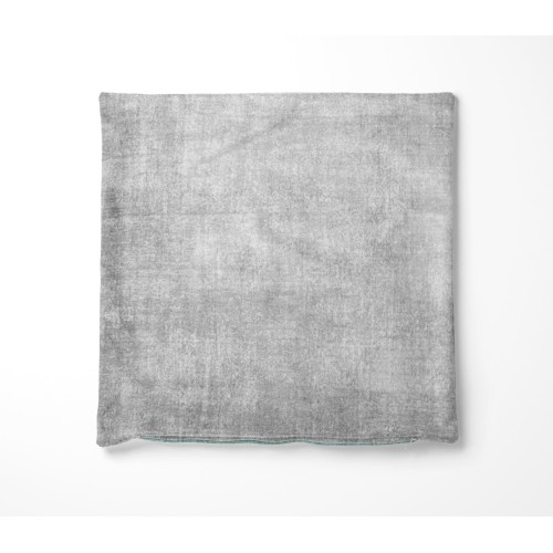 Taies d’oreiller MEUBLES EN VELOURS GRIS en tissu en velours doux et résistant aux taches cm. 40 - 50 - 60 Made in Italy