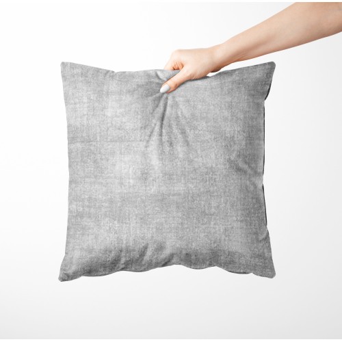Pillowcases GREY VELVET FURNITURE in Soft stain-resistant velvet fabric cm. 40 - 50 - 60 Made in Italy