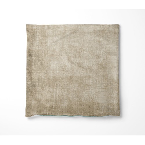 Federe perCuscino ARREDO VELVET BEIGE Tortora in Morbido tessuto Vellutato Antimacchia cm. 40 - 50 - 60 Made in Italy