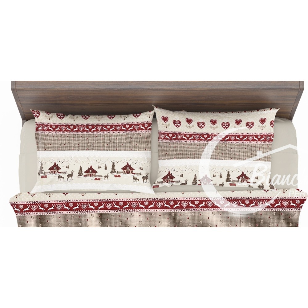 TIROLER VALBADIA BETTWÄSCHE SET aus reiner Baumwolle MADE in ITALY