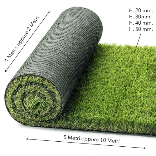 Pelouse synthétique WINDSOR © Faux gazon Tapis de jardin réaliste 5 nuances qualité supplémentaire