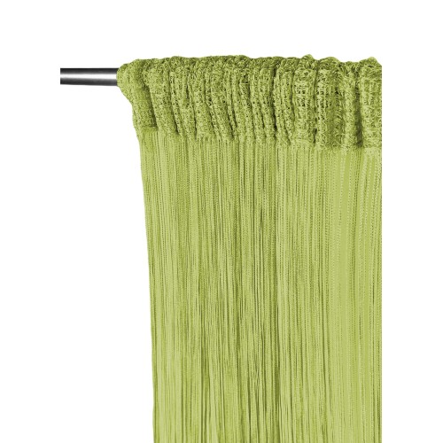 WIRE CURTAIN Vivienne pour porte CM. 150X300 couleur unie VERT