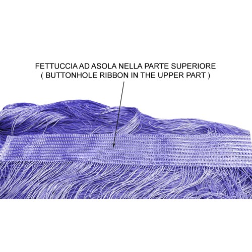 TENDA a FILI Vivienne per porta  CM. 150X300 tinta unita LILLA