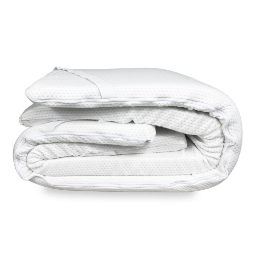 TOPPER Wellness Per Materasso Correttore in MEMORY FOAM HD spessore 5 cm. Anallergico e Sfoderabile Made in Italy