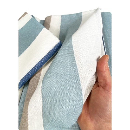 TOALLA DECORATIVA Copritutto GRAN FOULARD Colcha FUNDA DE SOFÁ Tela DORY RIGA BLU