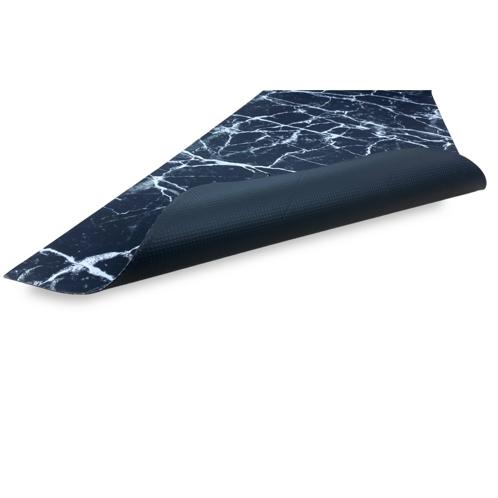 RUG Küchenläufer Rutschfester Läufer MARMOR Effekt made in Italy