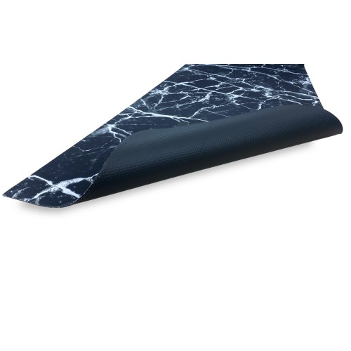 RUG Küchenläufer Rutschfester Läufer MARMOR Effekt made in Italy