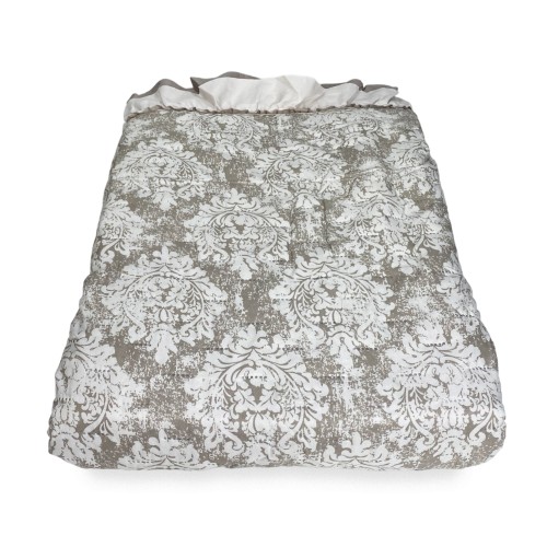 COPRILETTO trapuntato Boutiss ARABESCO Beige Matrimoniale